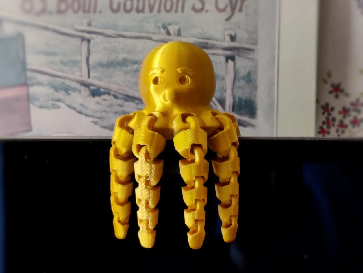 Funny Flexi Octopus — modelo 3D