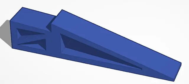 angled keyboard rest — modelo 3D