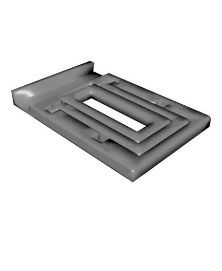 Foldable cell phone holder — modelo 3D