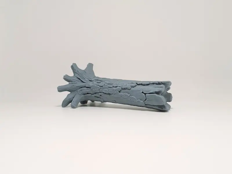Root-End Fallen Trunk Miniature — modelo 3D