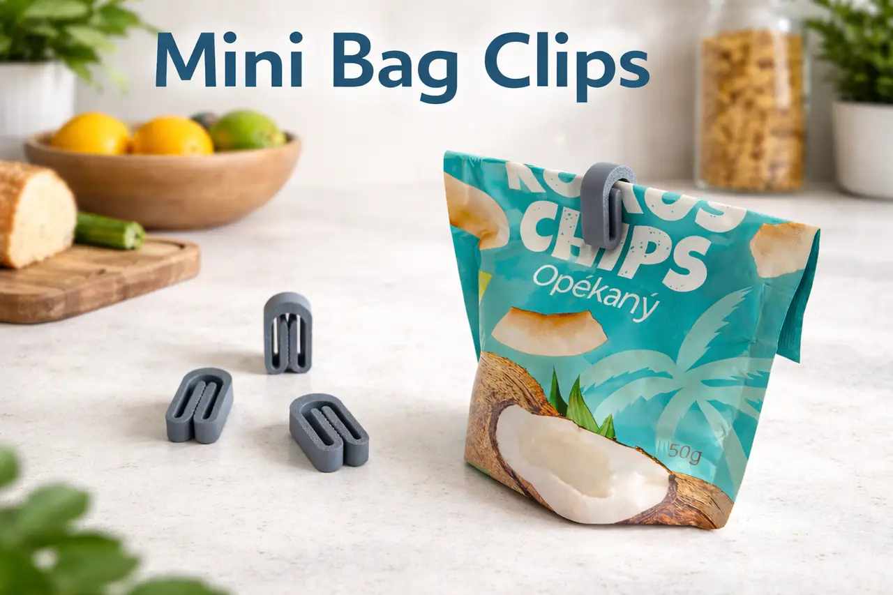 Mini Bag Clips — modelo 3D