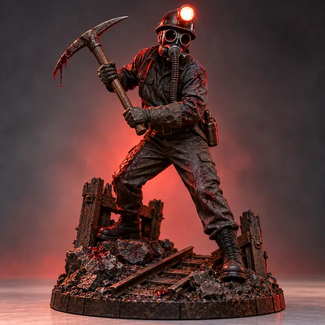 Horror Titans - The Miner - My Bloody Valentine — modelo 3D