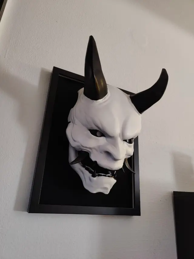 Oni Mask Sculpt for Cosplay and Display — modelo 3D