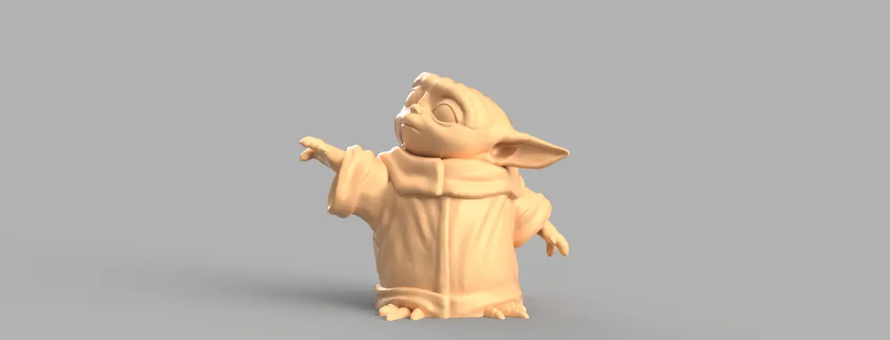 The Child (Baby Yoda) — modelo 3D