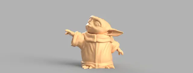 The Child (Baby Yoda) — modelo 3D
