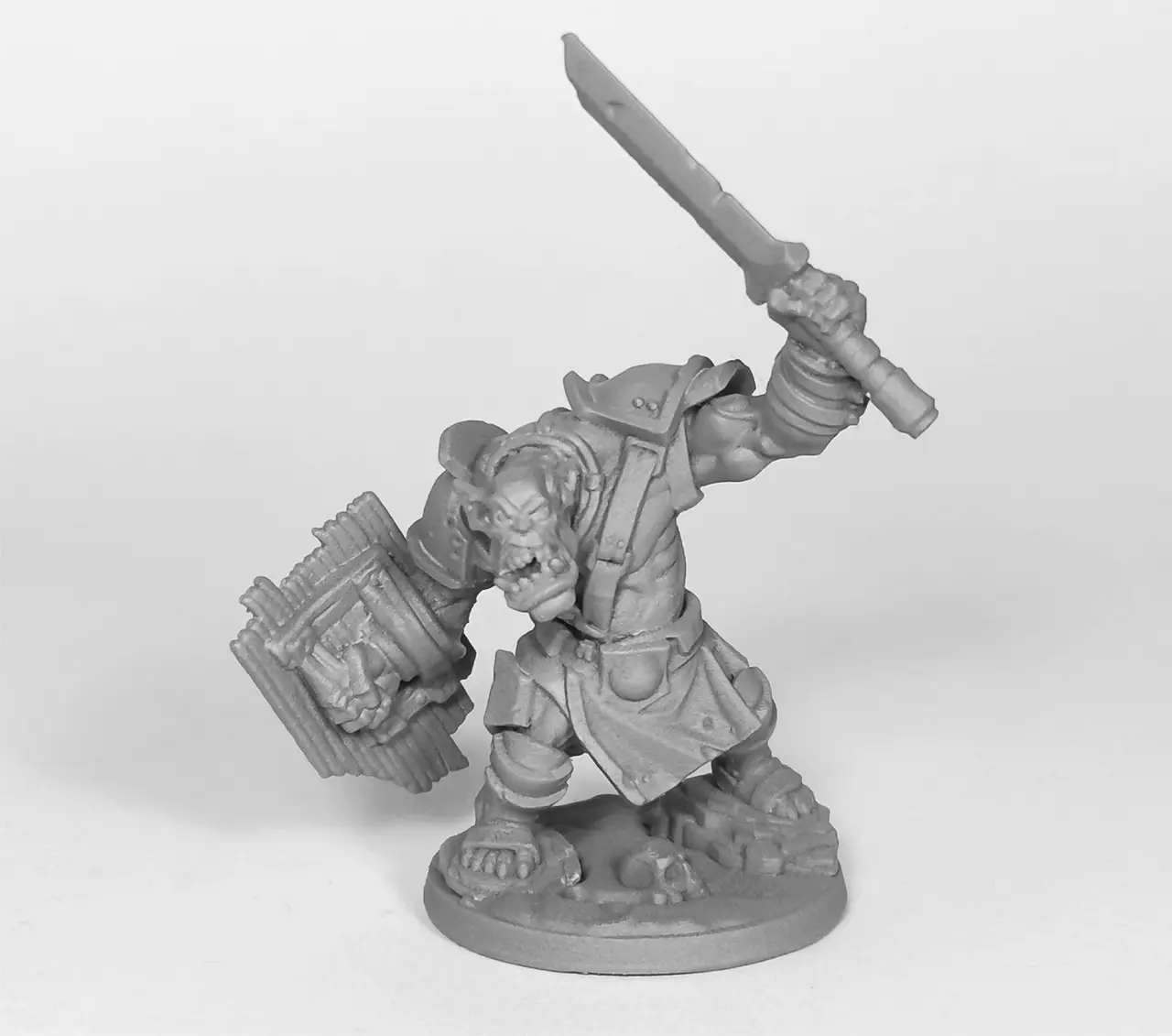 Arbiter Miniatures Advanced FDM free sample Ork model — modelo 3D