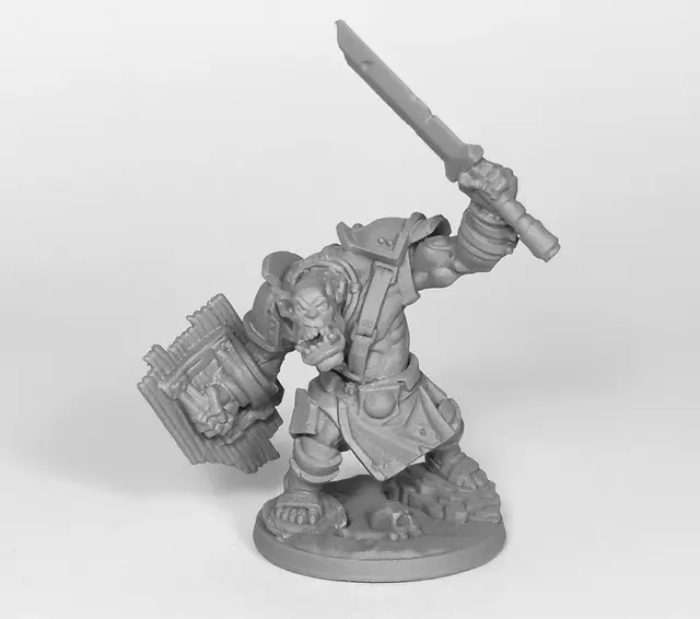 Arbiter Miniatures Advanced FDM free sample Ork model — modelo 3D
