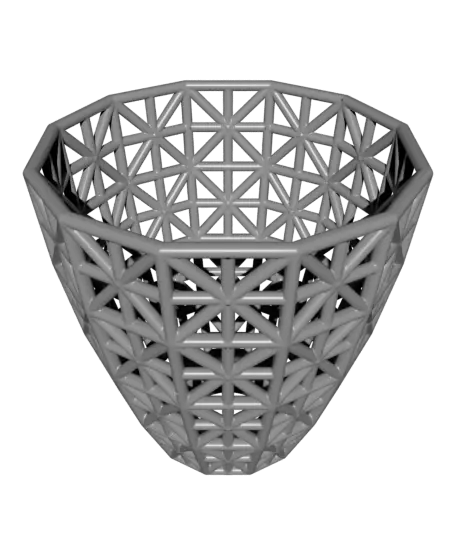 Cylindrical Lattice Lamp Shades for E26 or E27 — modelo 3D