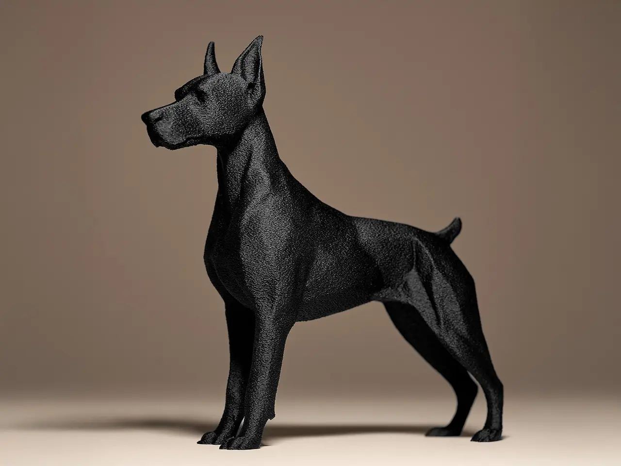 Doberman Dog Decor — modelo 3D