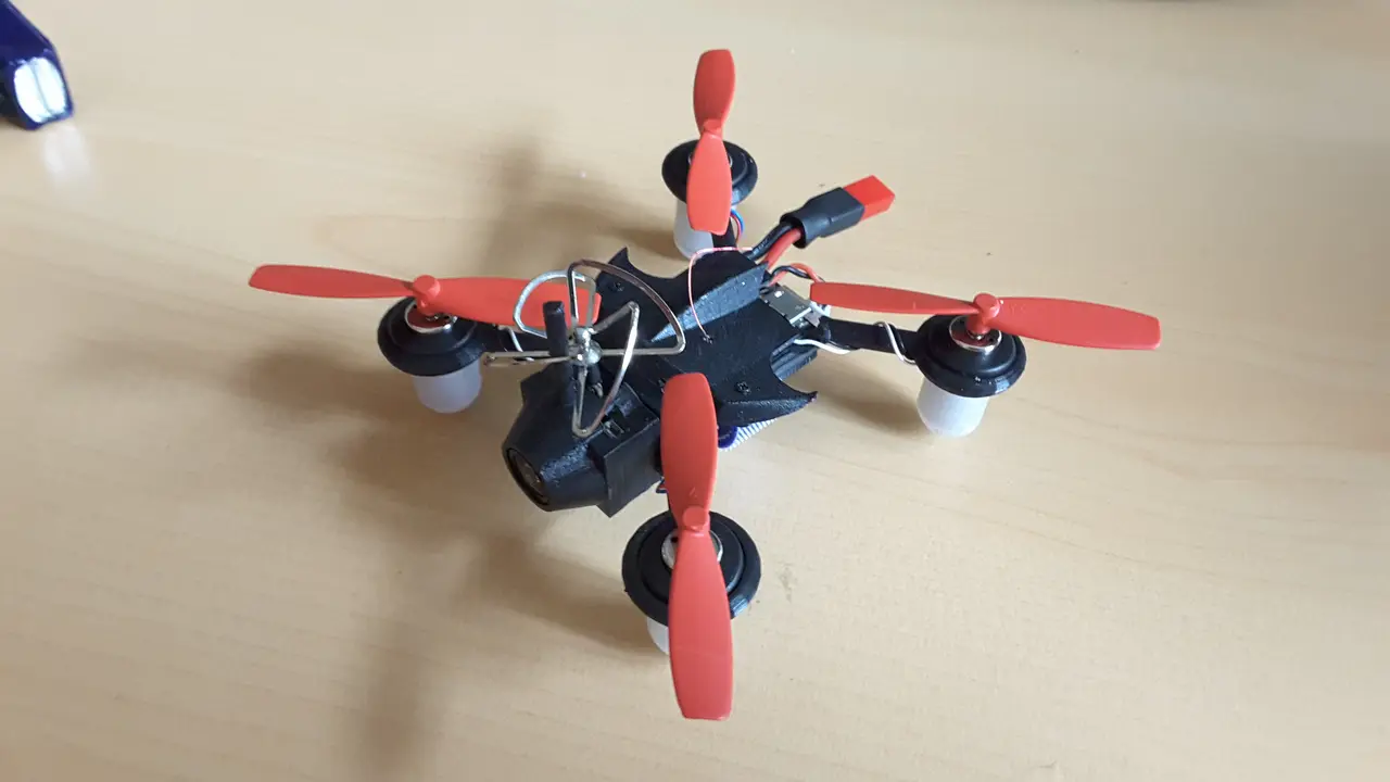 Micro Quad-racer 2S 90mm polycarbonate — modelo 3D