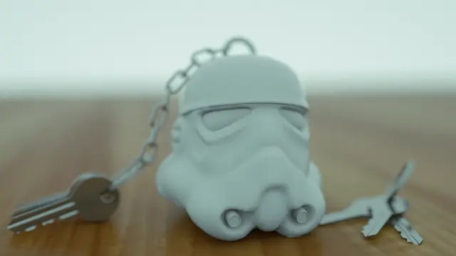 Star Wars - Stormtrooper Keychain — modelo 3D