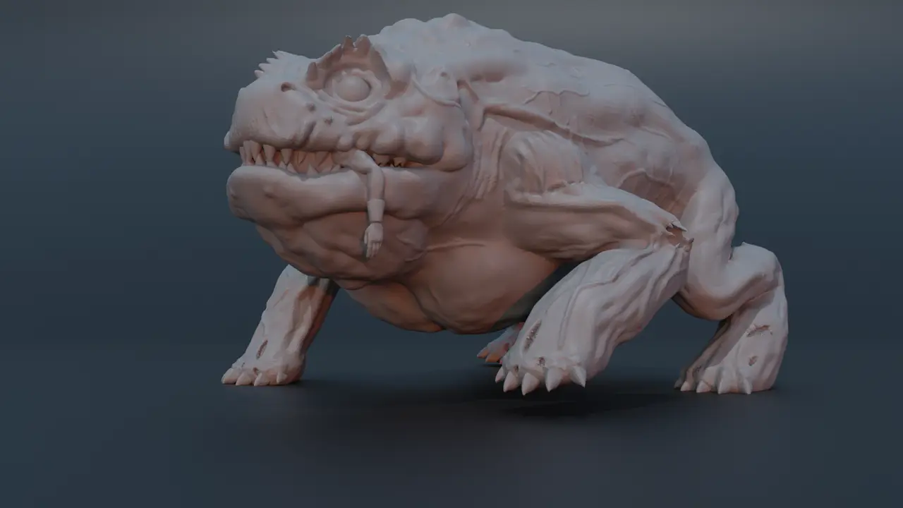 The Gitrog Monster — modelo 3D
