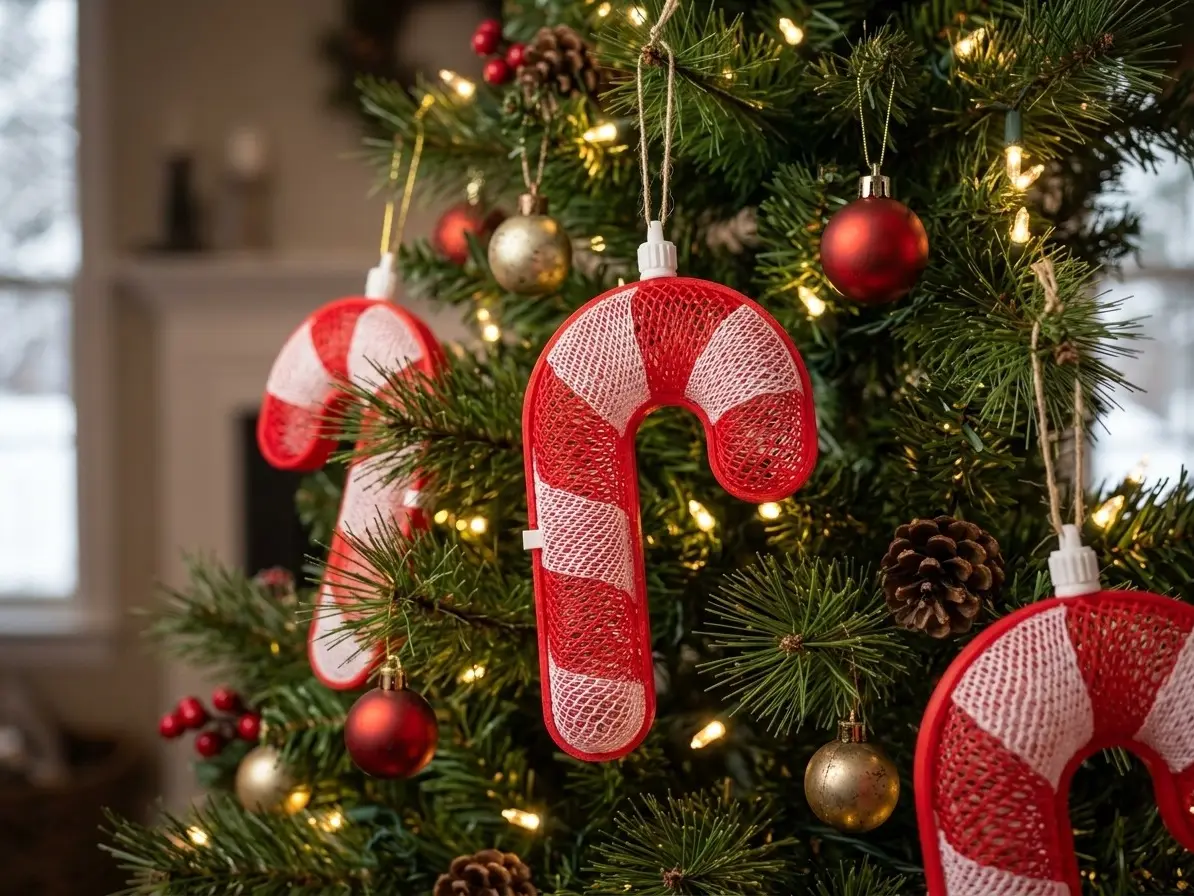 Thermoformed Candy Cane | Christmas Container — modelo 3D