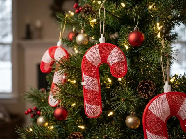 Thermoformed Candy Cane | Christmas Container — modelo 3D