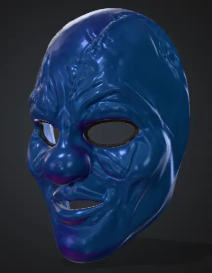 Shawn "Clown" Crahan Slipknot mask 3 — modelo 3D