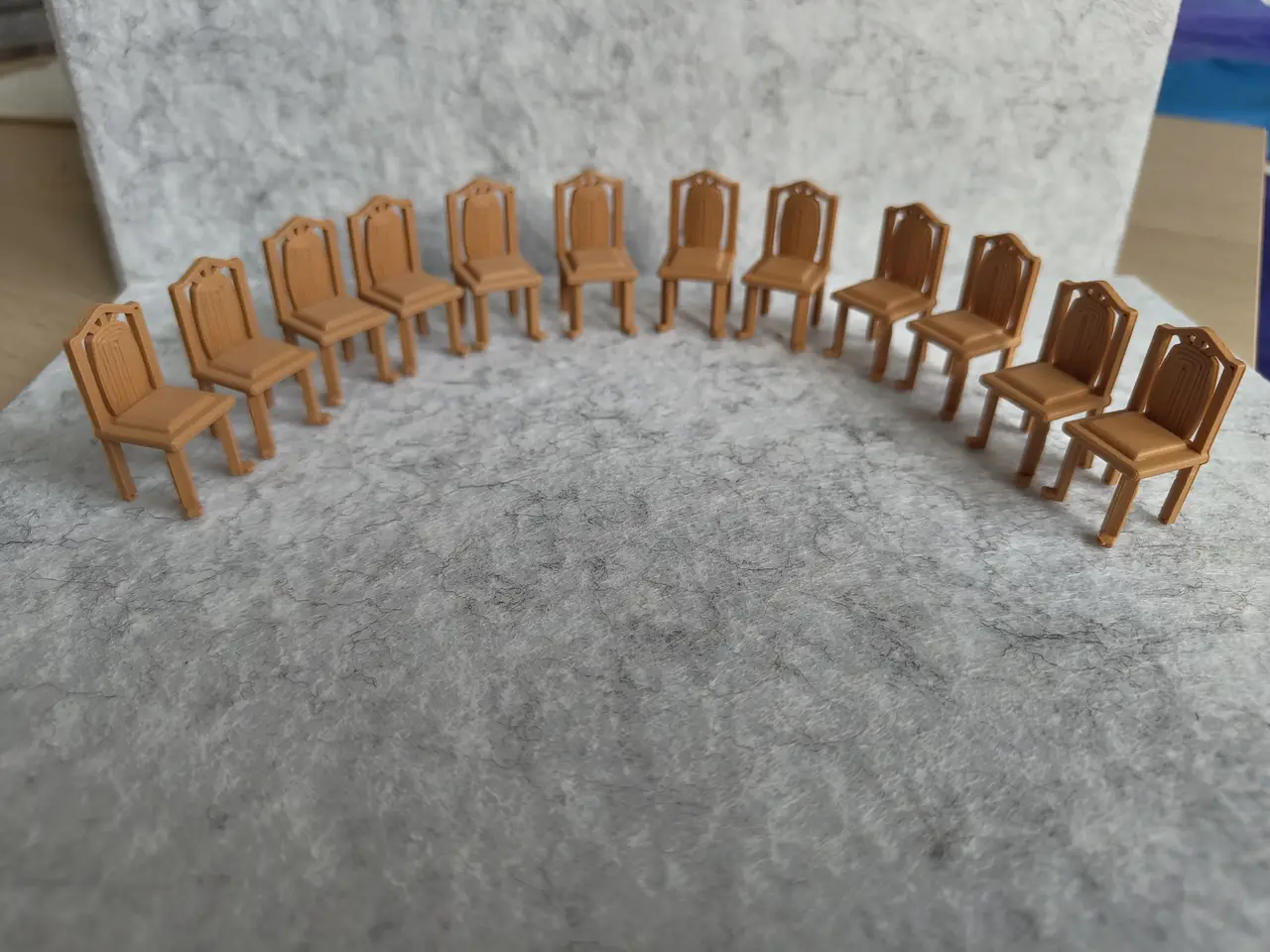 3D-modeled chair. (Movie: The Twelve Chairs) — modelo 3D