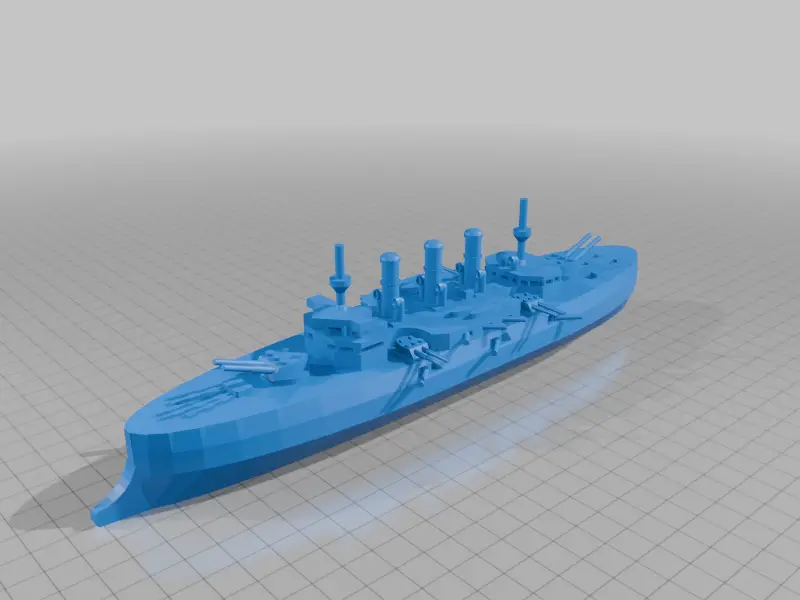 USS Minnesota (BB-22) — modelo 3D