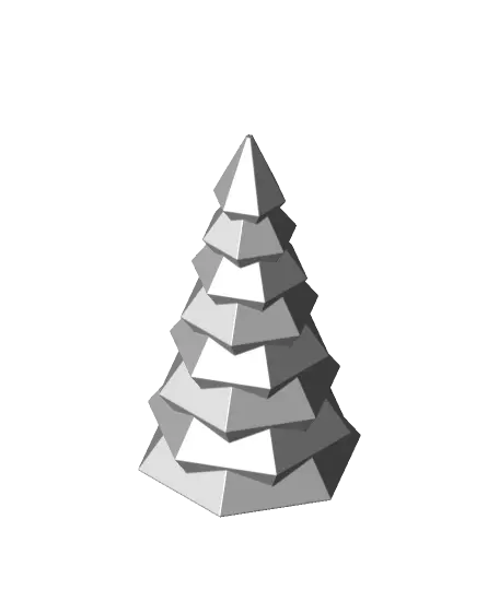 Vase Mode Christmas tree — modelo 3D