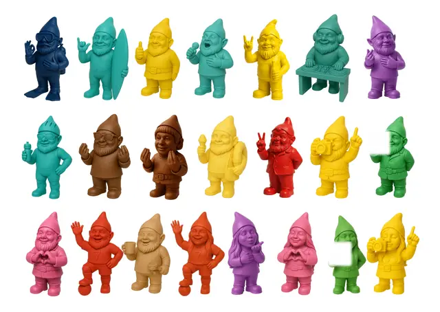 Garden Gnomes / Gartenzwerge — modelo 3D