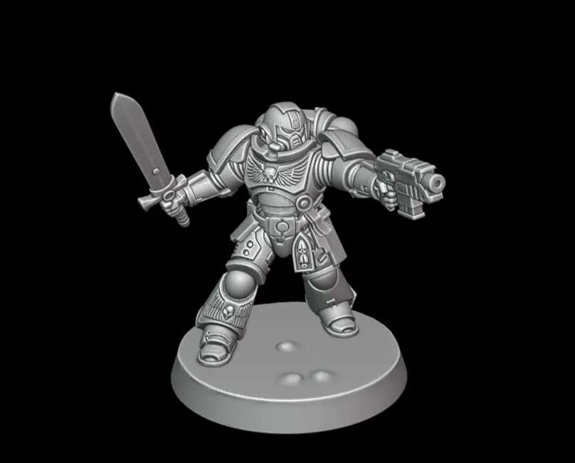 Space Marine from Warhammer — modelo 3D
