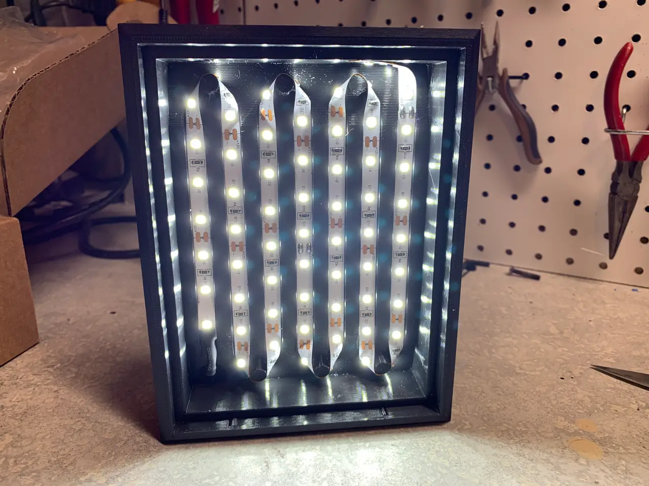 Lithophane Stand Light Box LED — modelo 3D