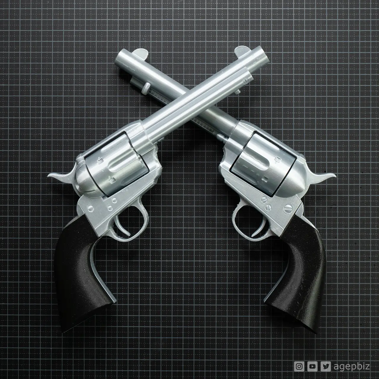 Cattleman Revolver - Colt Model 1873 Single Action Army Revolver — modelo 3D