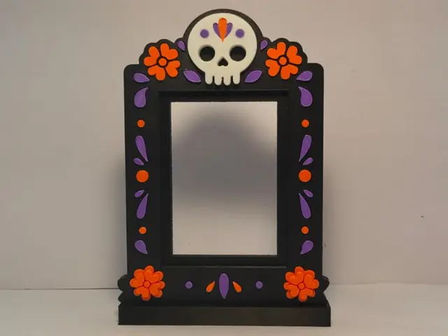 Porta Retratos Dia de Muertos — modelo 3D