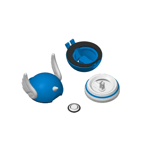Dragonair Pokeball Magsafe Charger — modelo 3D