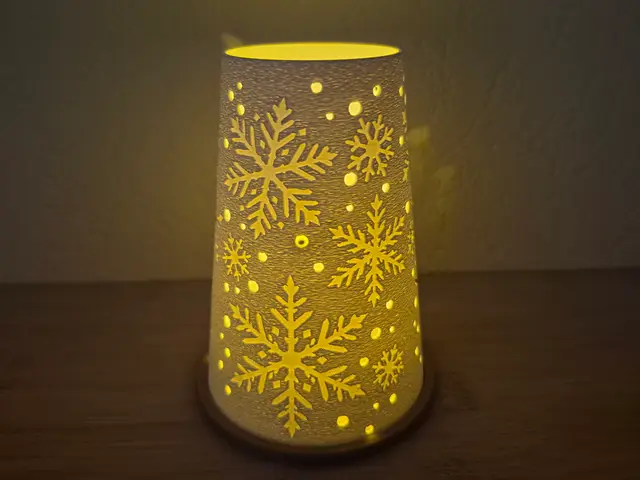 Snowflake Christmas Lantern - Cozy Fuzzy Skin — modelo 3D