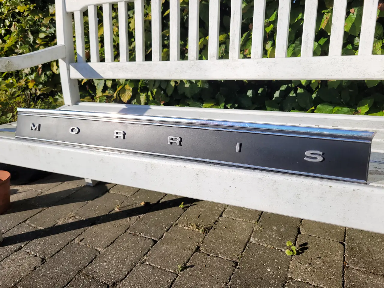 Morris Marina TC Coupe Rear Plate Letters — modelo 3D