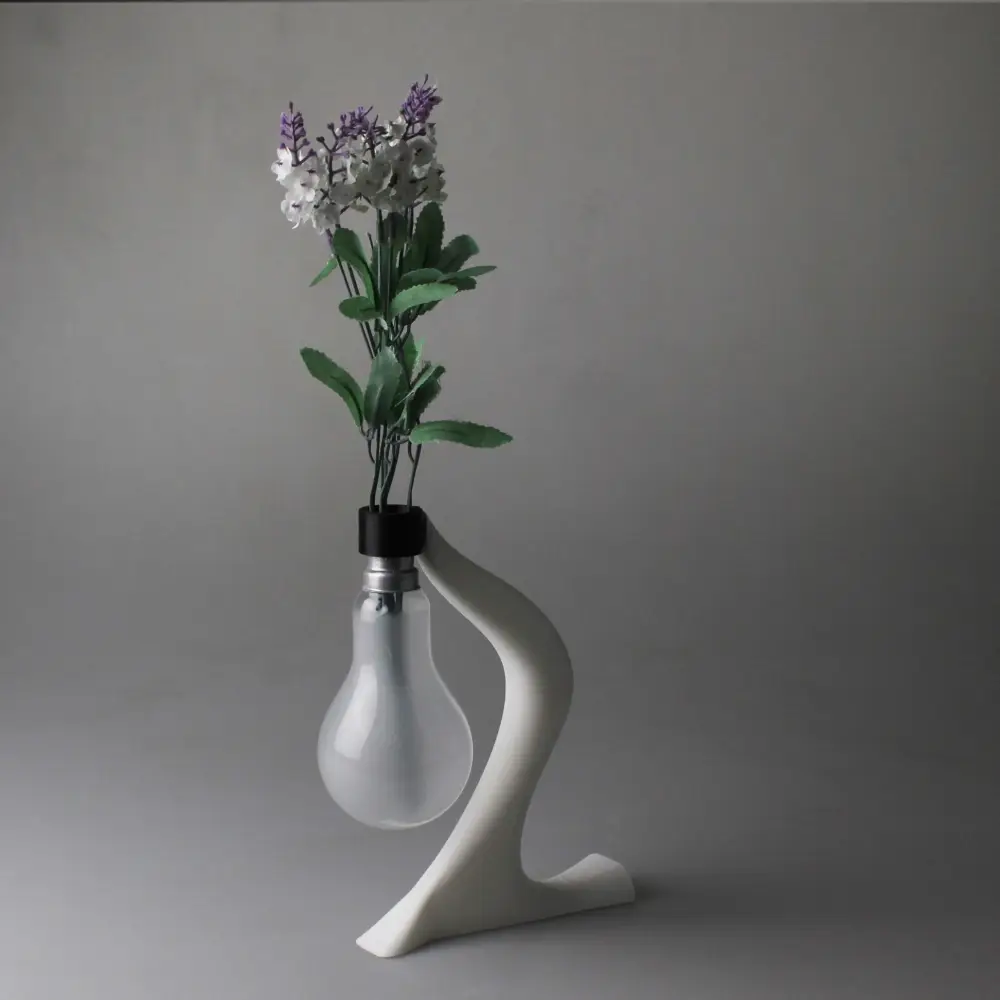 Vase from a Lightbulb - Art Deco Style — modelo 3D