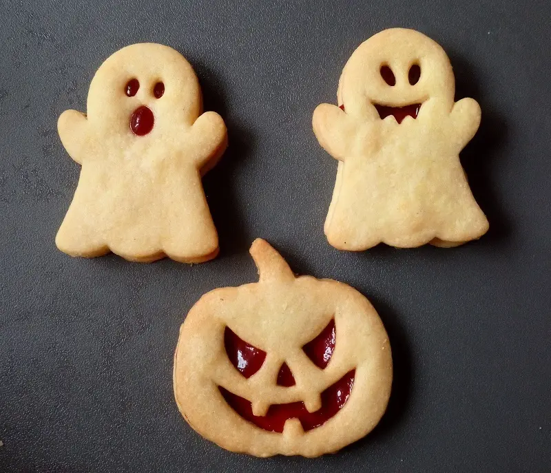Halloween cookie cutter pumpkin and ghost — modelo 3D