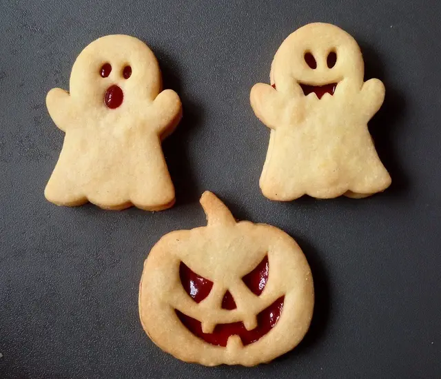 Halloween cookie cutter pumpkin and ghost — modelo 3D