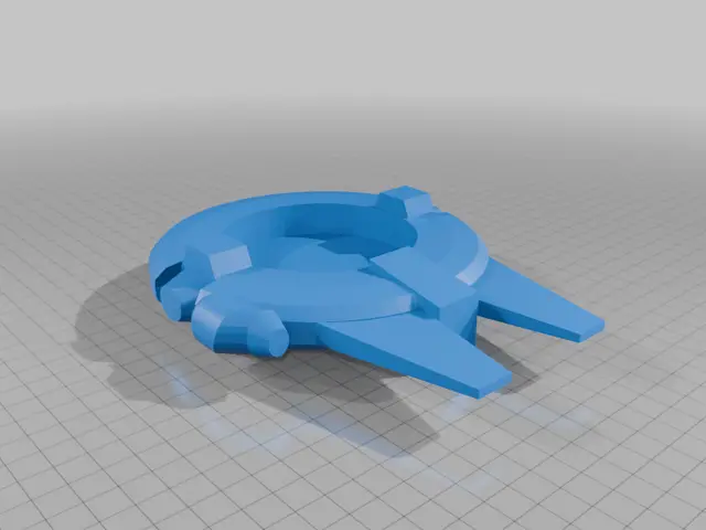Millennium Falcon Coaster — modelo 3D