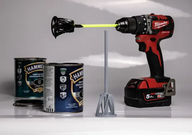 Drill paint mixer — modelo 3D
