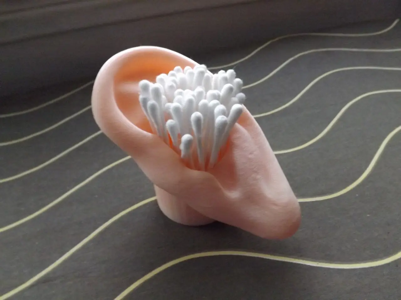 oreille porte coton-tige — modelo 3D