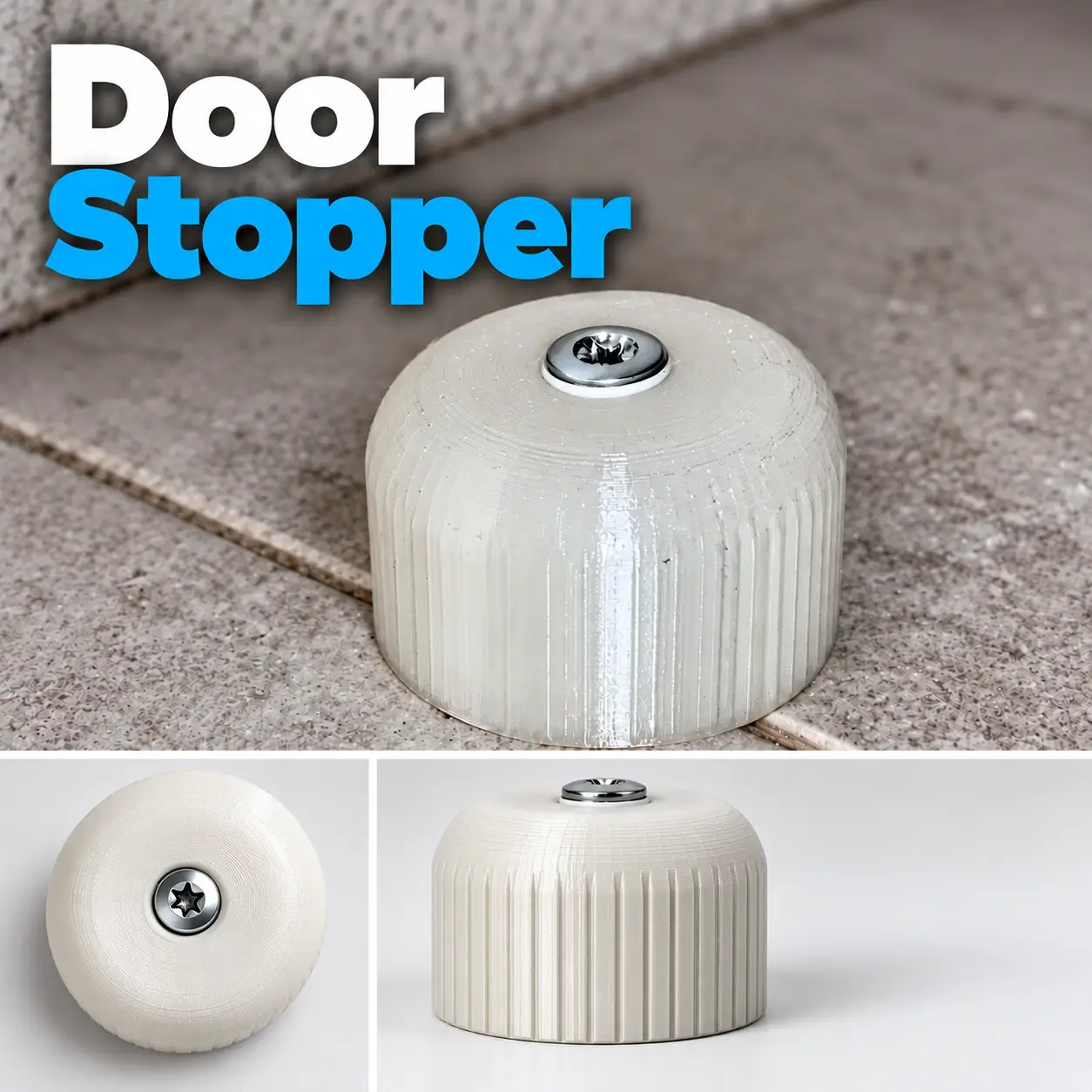 Round Door Stopper — modelo 3D