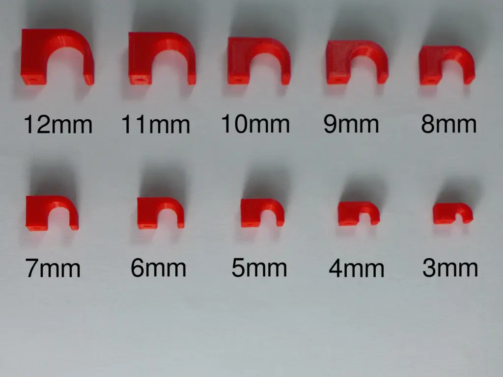Nail-in Cable Clip [3-12mm Assortment] — modelo 3D