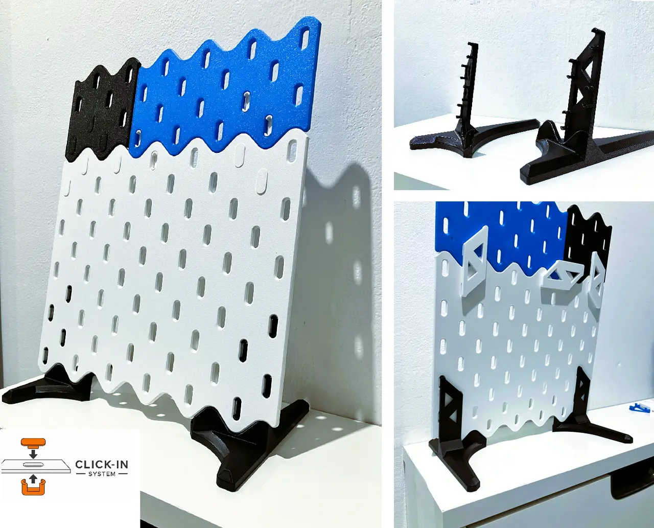 Stand for Printable Pegboard — modelo 3D