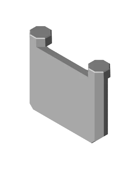 2x2 MU - Simple Bolt-Locked Shelf — modelo 3D