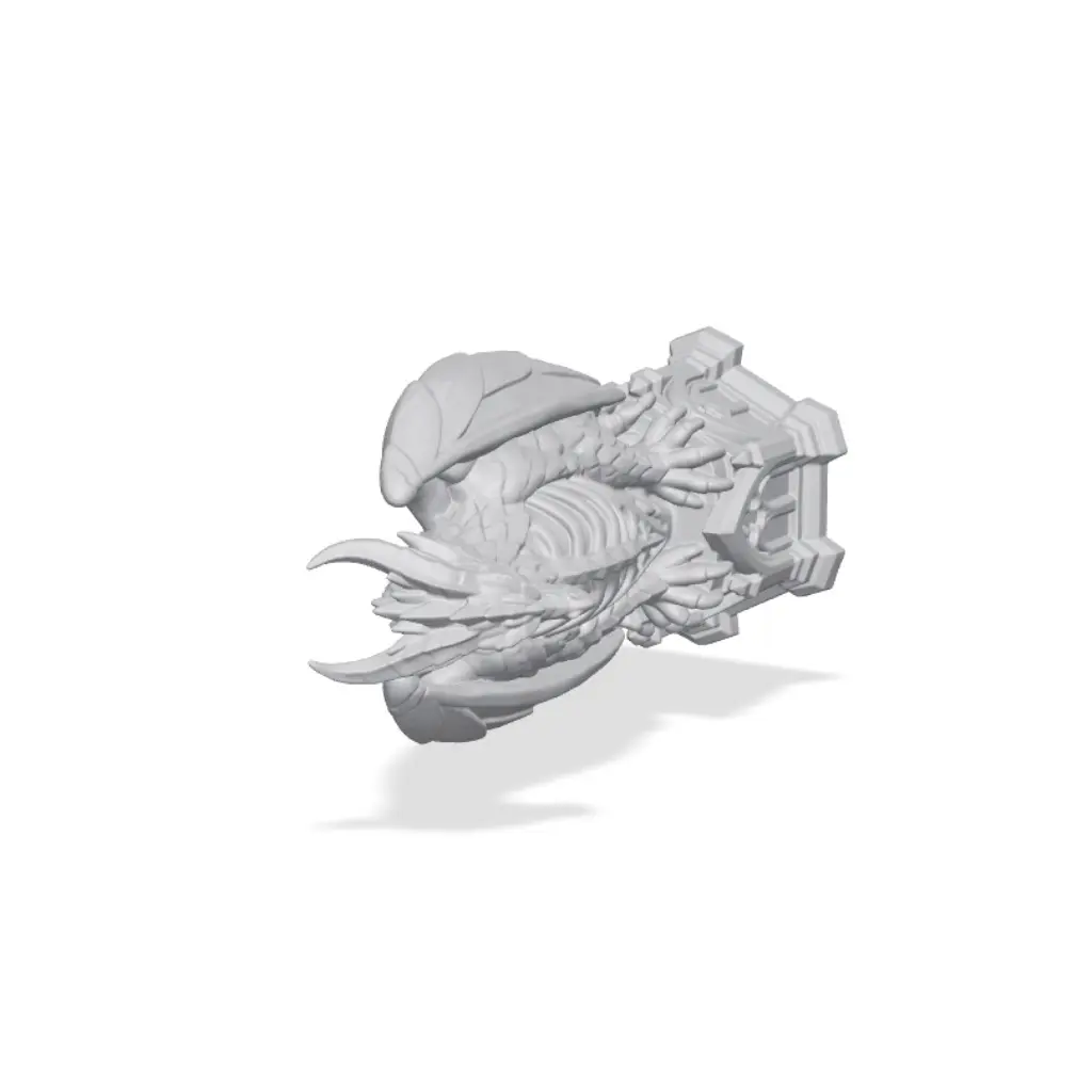 Gothic Dragon Guardian Lamp — modelo 3D