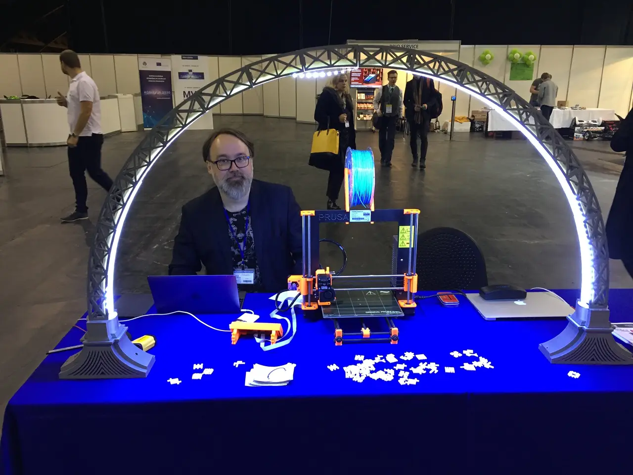 Led bridge lamp Universal Segment — modelo 3D