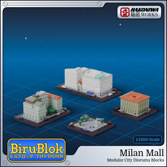 Milan Mall — modelo 3D