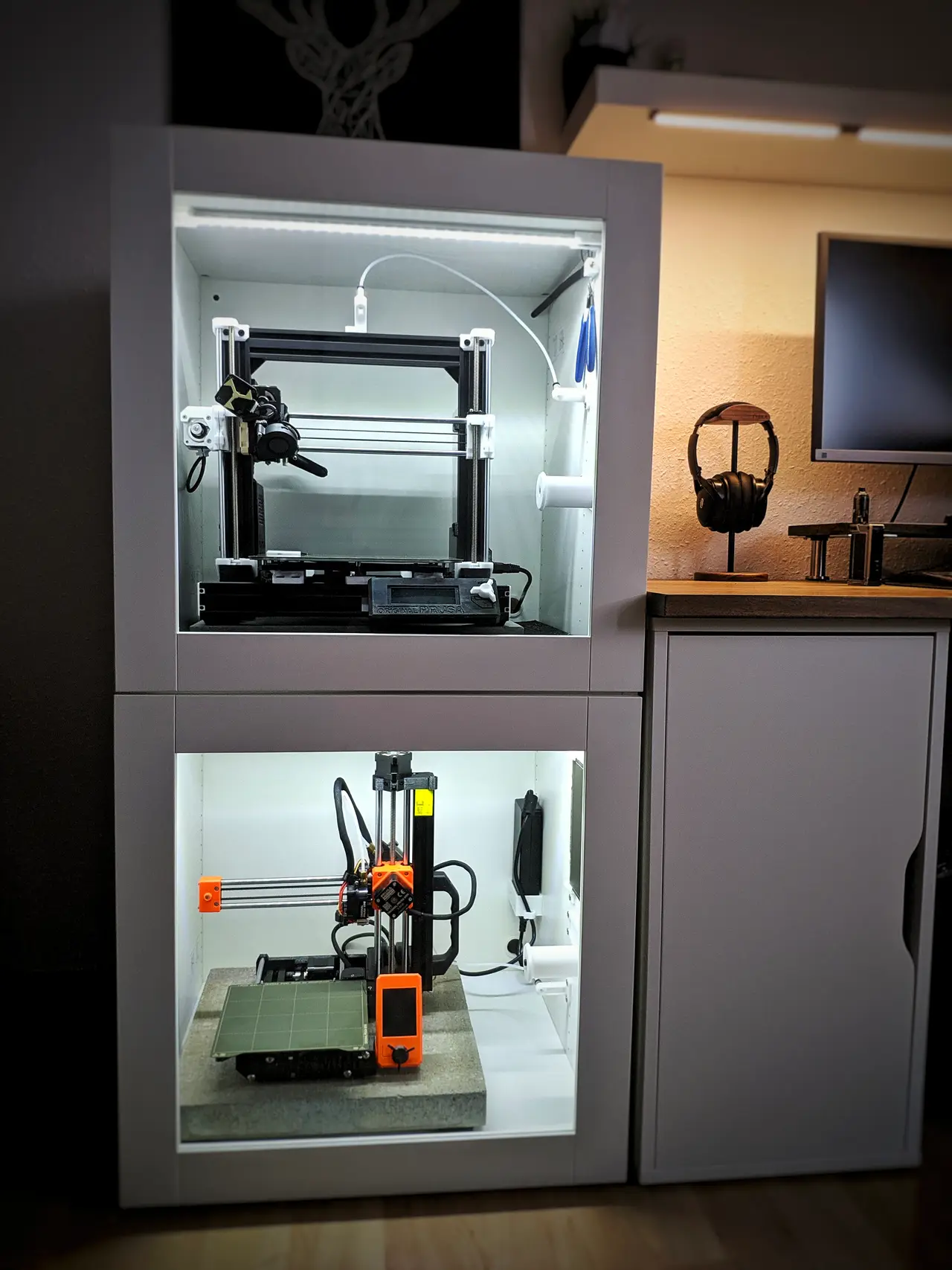 Ikea Platsa Modular Dual Prusa Enclosure (MINI/MK3s/Bear) — modelo 3D
