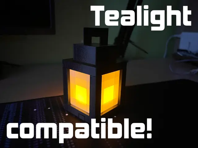 Minecraft Lantern - Tealight — modelo 3D