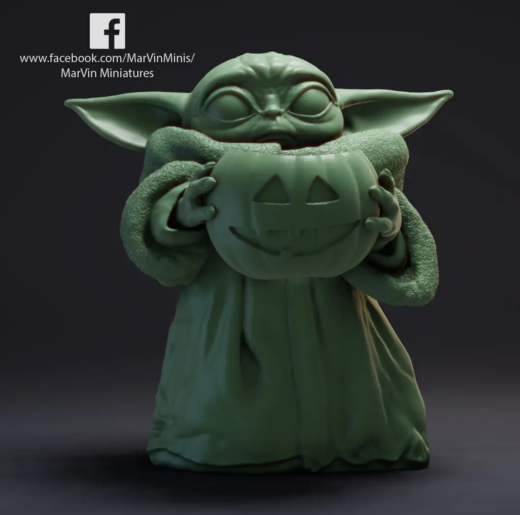 Baby Yoda - Halloween special — modelo 3D