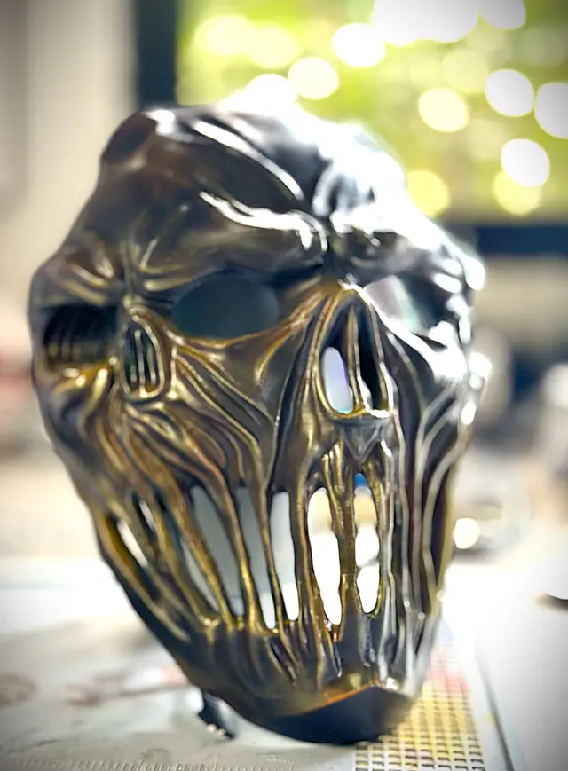 Triple skull wearable mask — modelo 3D