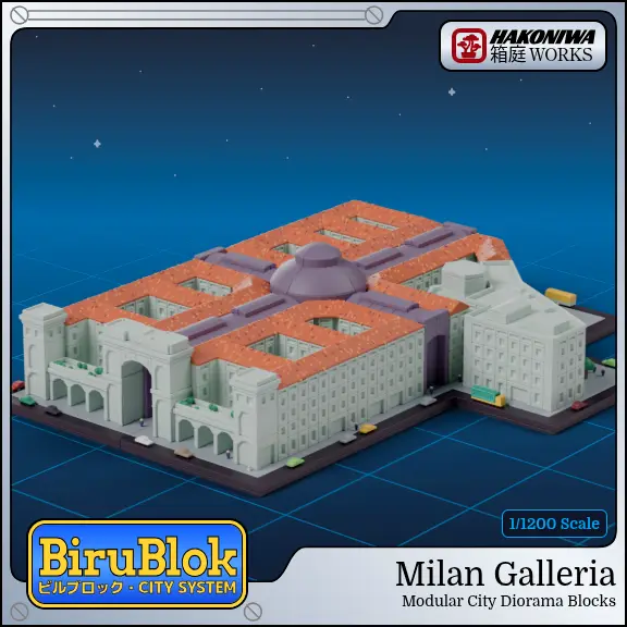 Milan Galleria — modelo 3D