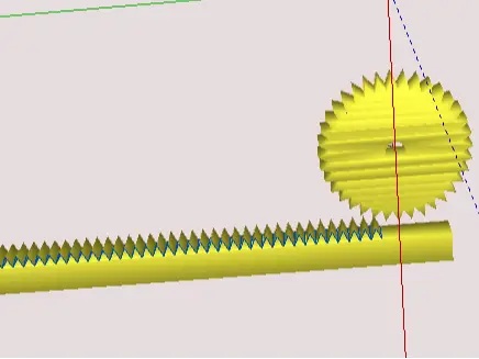 D engranaje 25mm MOTOR 5840 — modelo 3D