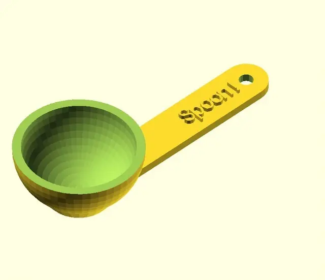 Customizable Measuring Spoons — modelo 3D